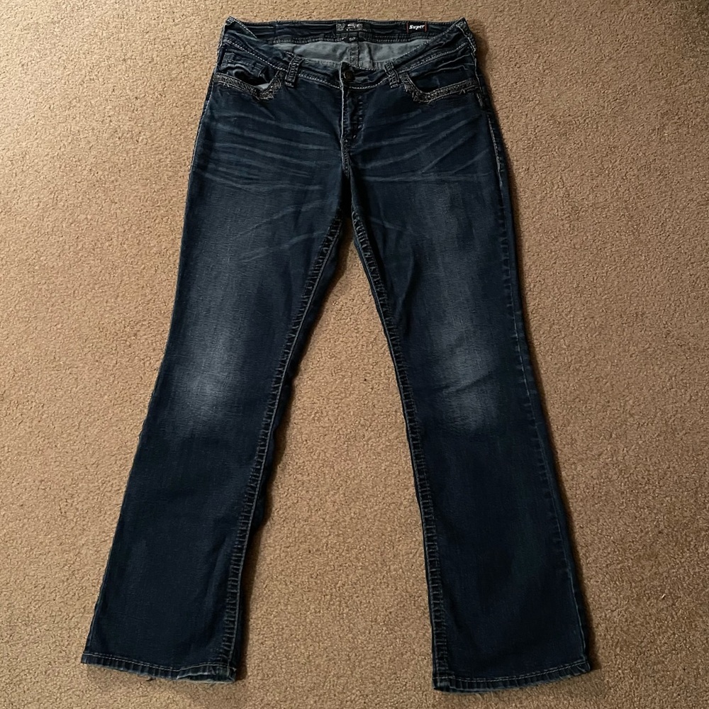 Sz 14/33L Silver Suki mid-boot cut
